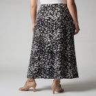 Stretch Knit Maxi Skirt image number null