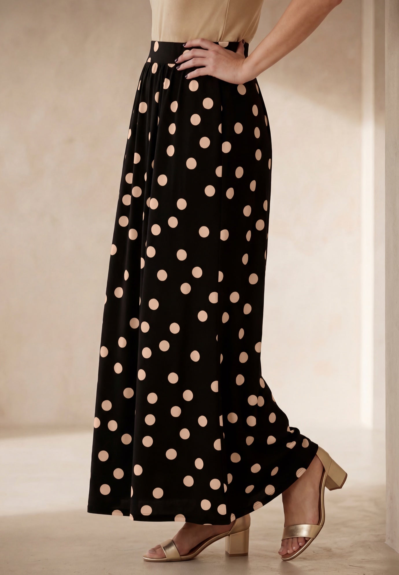 Stretch Knit Maxi Skirt image number 2