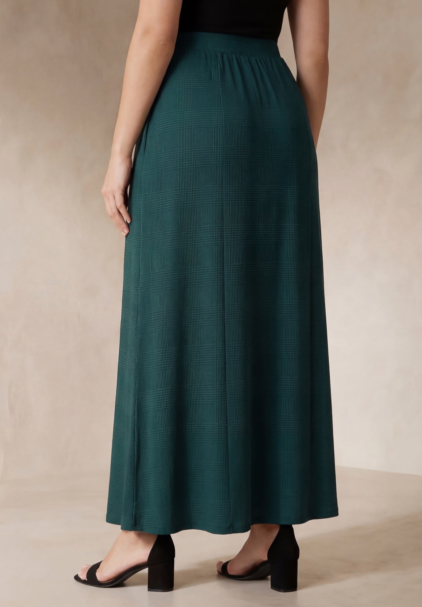 Stretch Knit Maxi Skirt image number 1