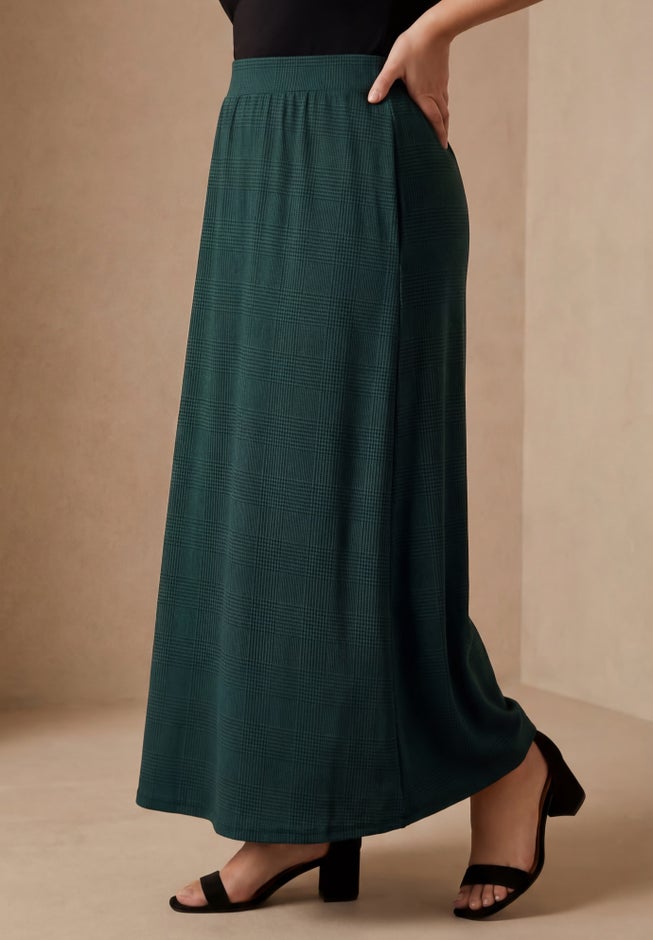 Stretch Knit Maxi Skirt image number 2