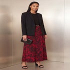 Stretch Knit Maxi Skirt image number 0
