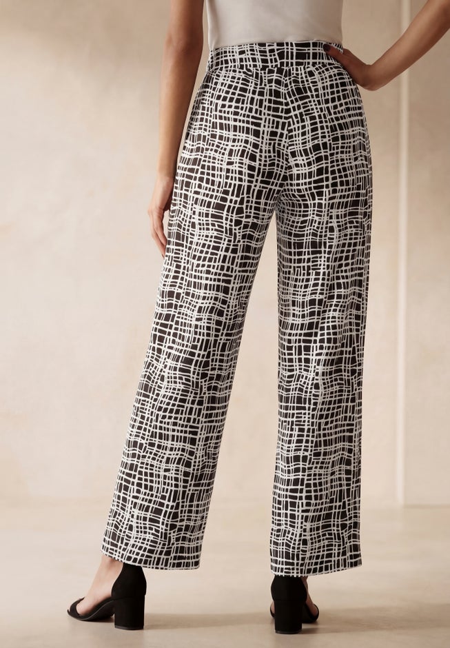 Stretch Knit Wide Leg Pant image number 1