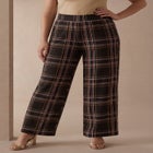 Stretch Knit Wide Leg Pant image number null