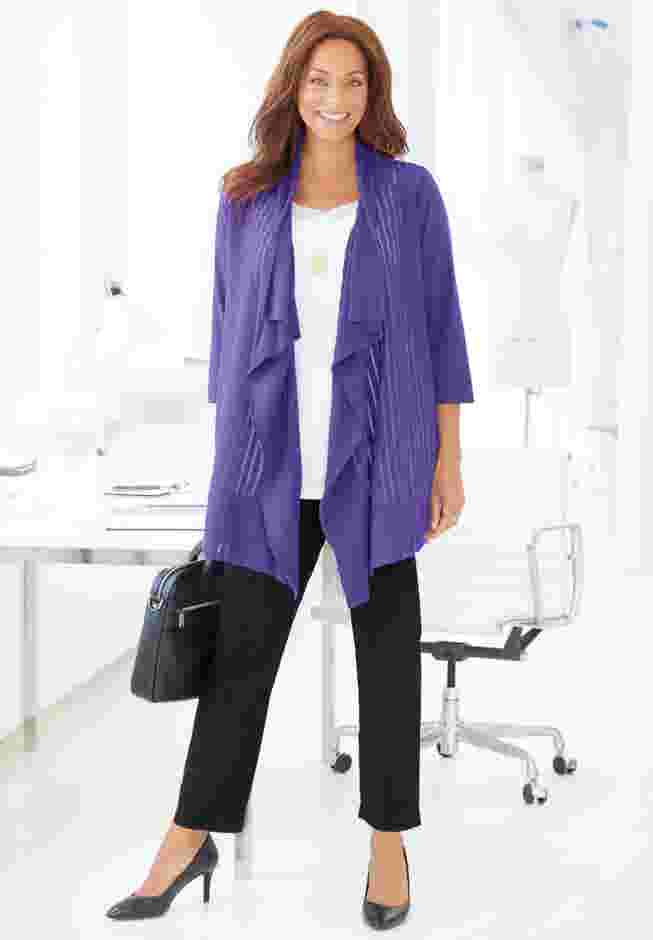 Lovely Layers Drape Cardigan image number 3