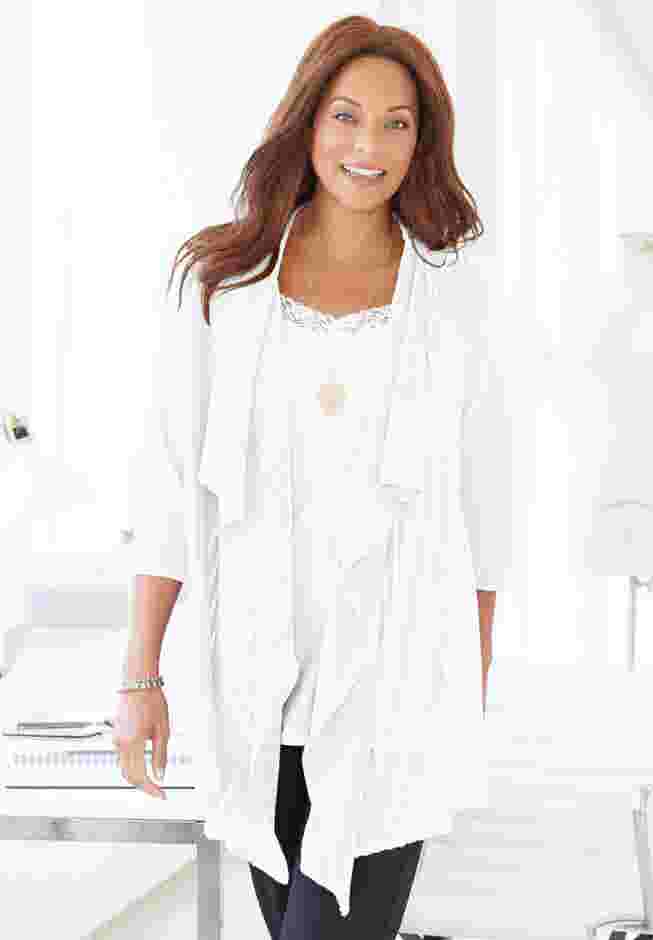 Lovely Layers Drape Cardigan image number 0