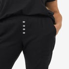 Ribbed Elastic Waist Linen-Blend Capris image number null