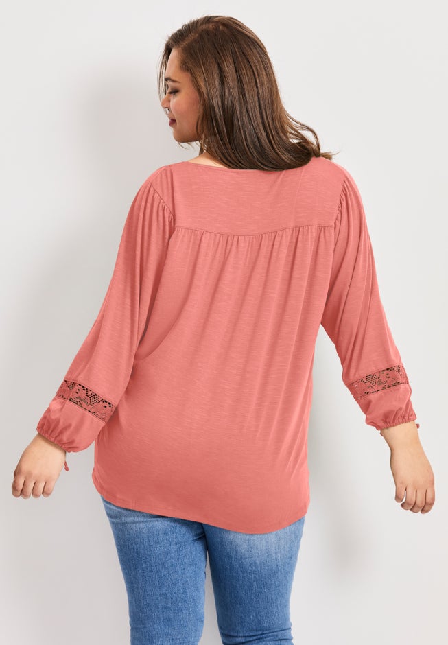 Crochet Trim Top image number 1