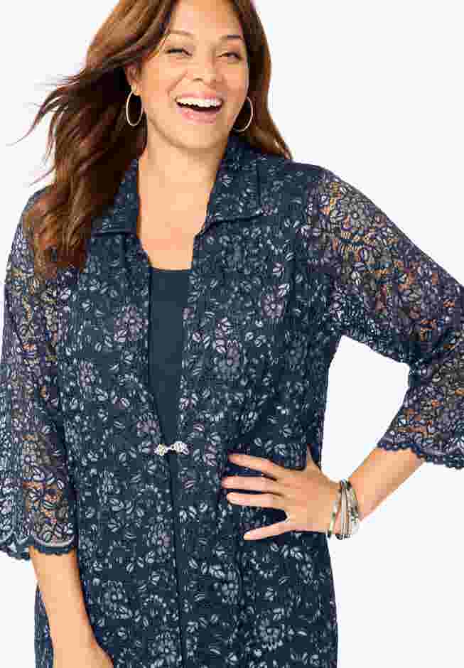 3-Piece Lace Pant Set image number 3