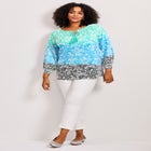 Ombre Print Top image number 0