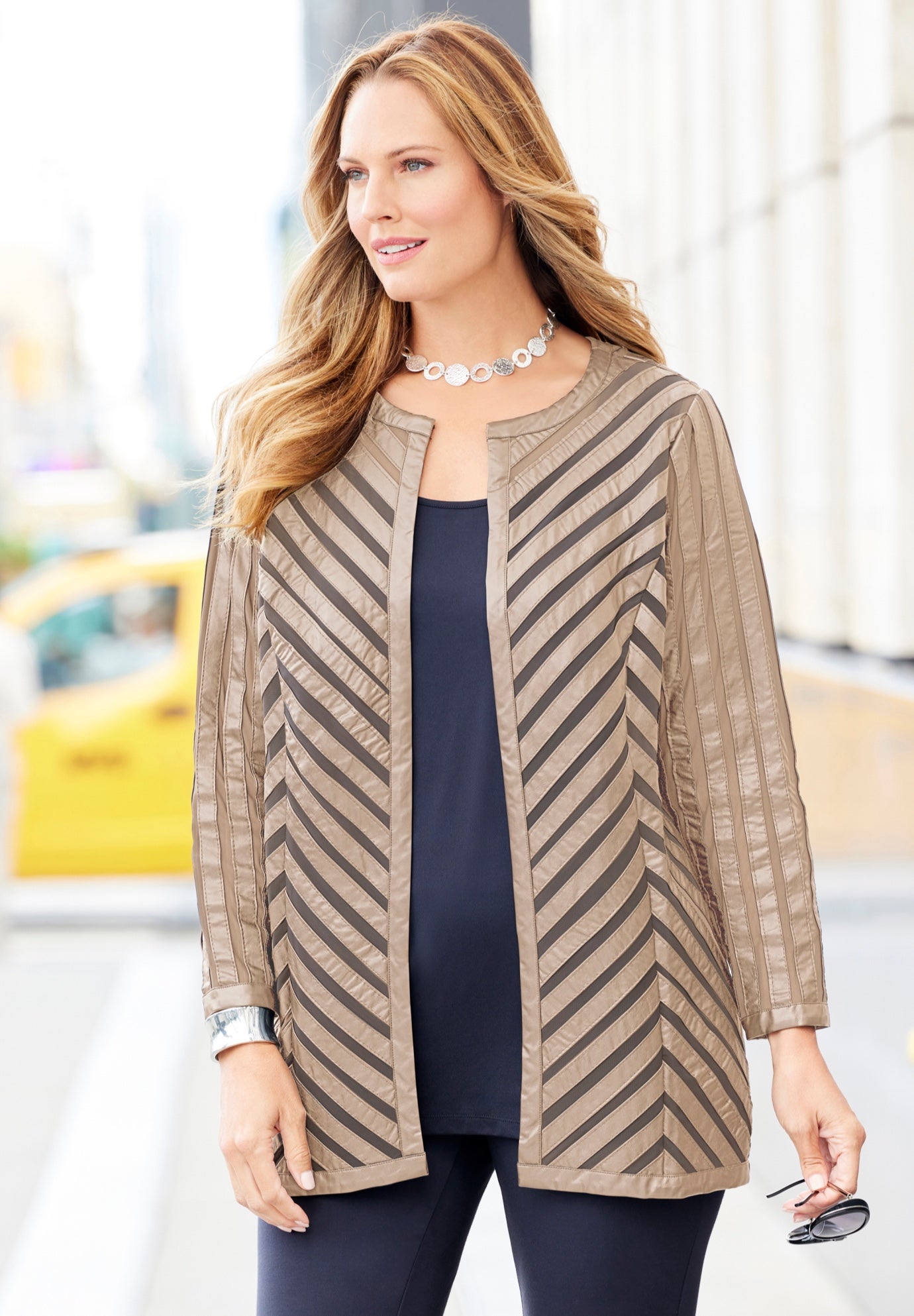 Black Label Pieced Jacket image number 0