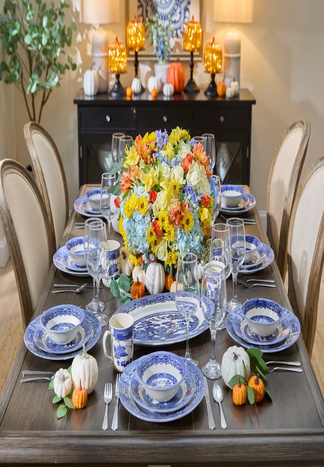 14½"H x 6"Diam Pre-Lit Mercury Glass Pumpkin on Metal Stand image number 2