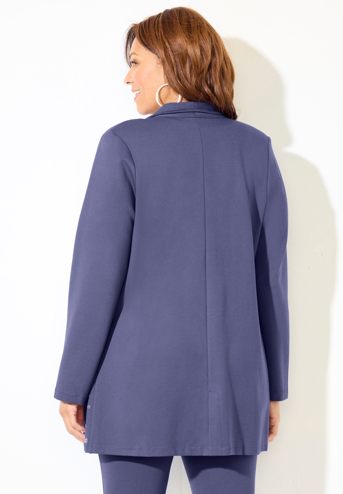 Black Label Grommet Ponte Jacket image number 1