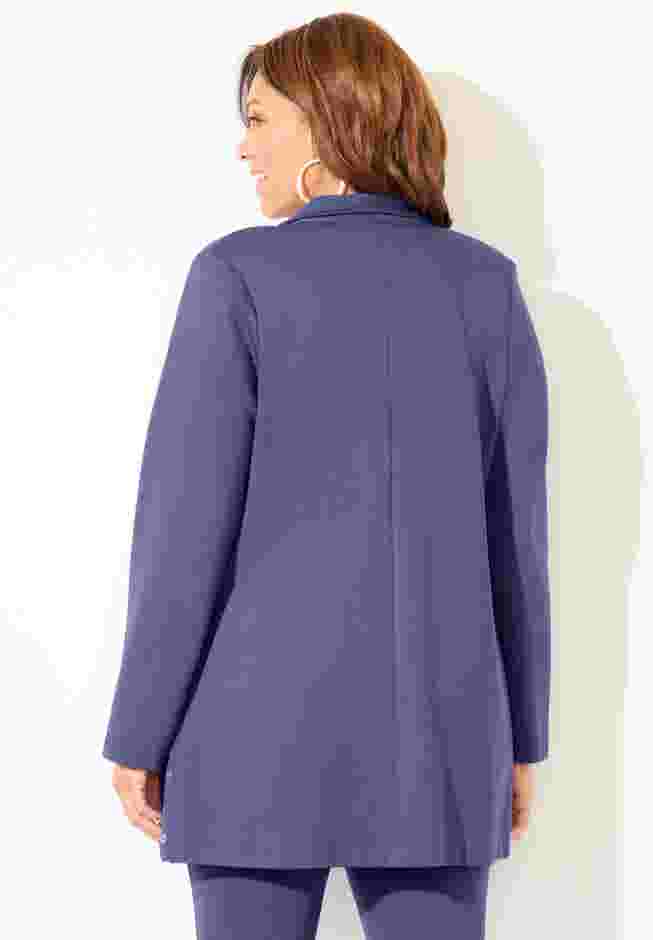 Black Label Grommet Ponte Jacket image number 1