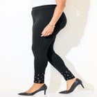 Black Label Grommet Ponte Pant image number null