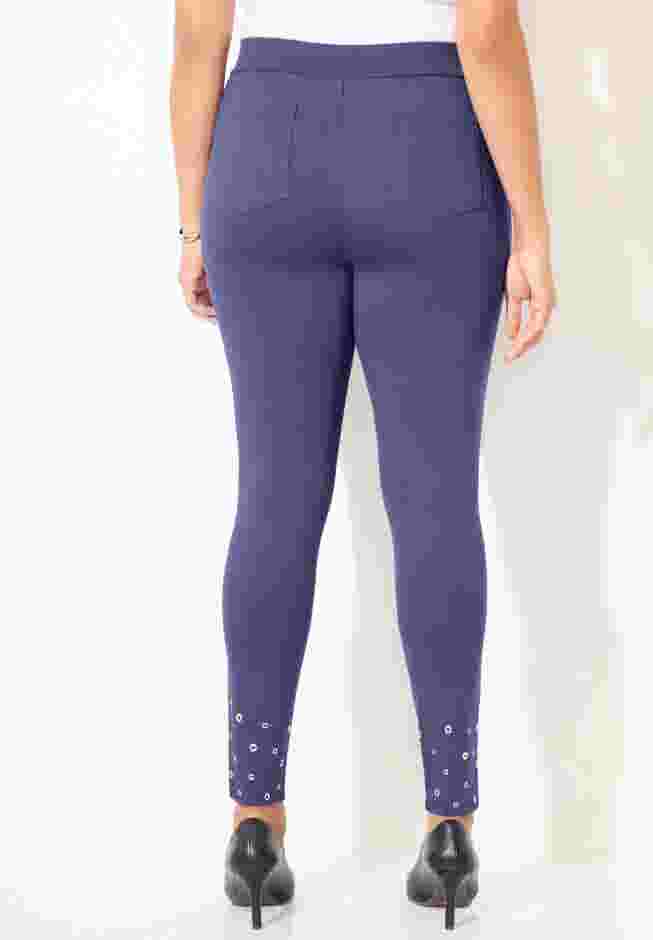 Black Label Grommet Ponte Pant image number 1