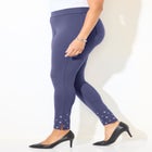 Black Label Grommet Ponte Pant image number null