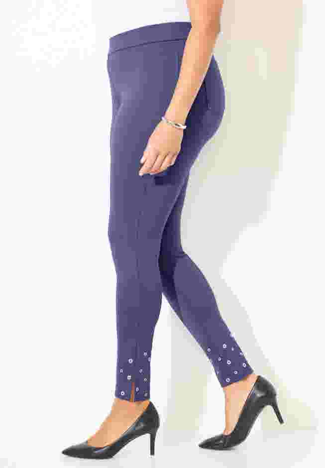 Black Label Grommet Ponte Pant image number 2