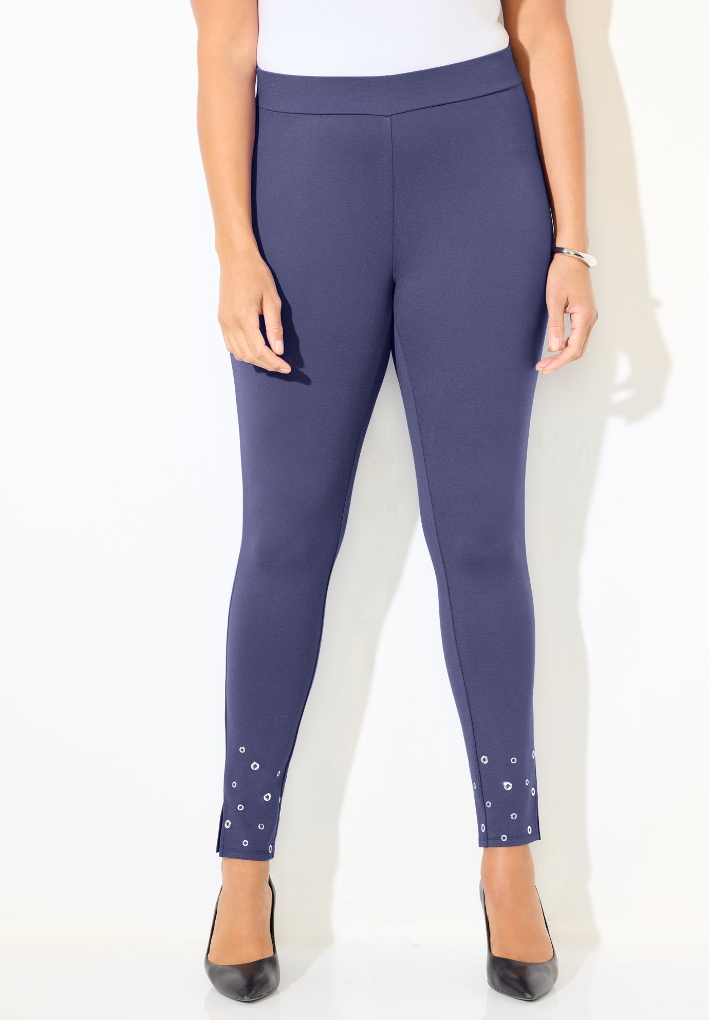 Black Label Grommet Ponte Pant image number 0