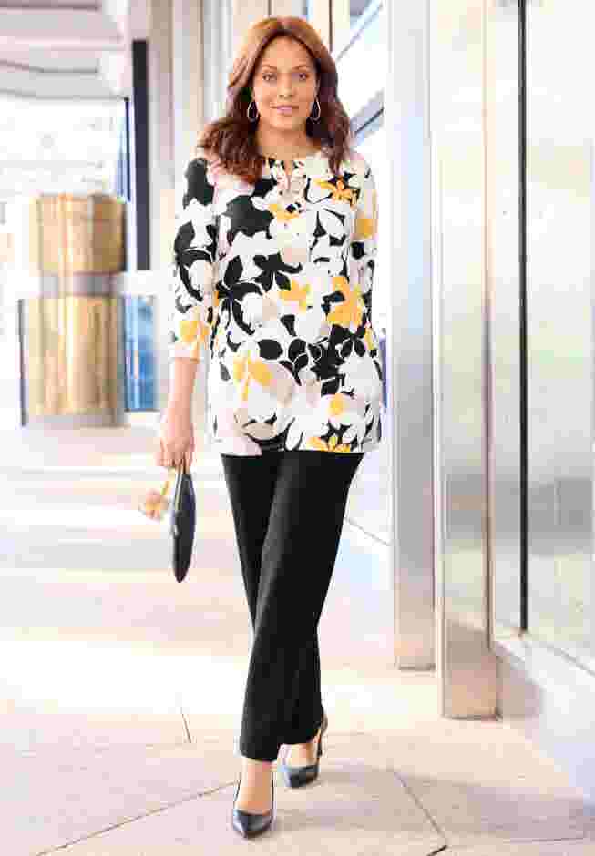 Ponte Wide Leg Pant image number 4