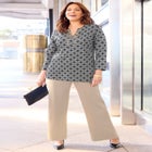 Ponte Wide Leg Pant image number null