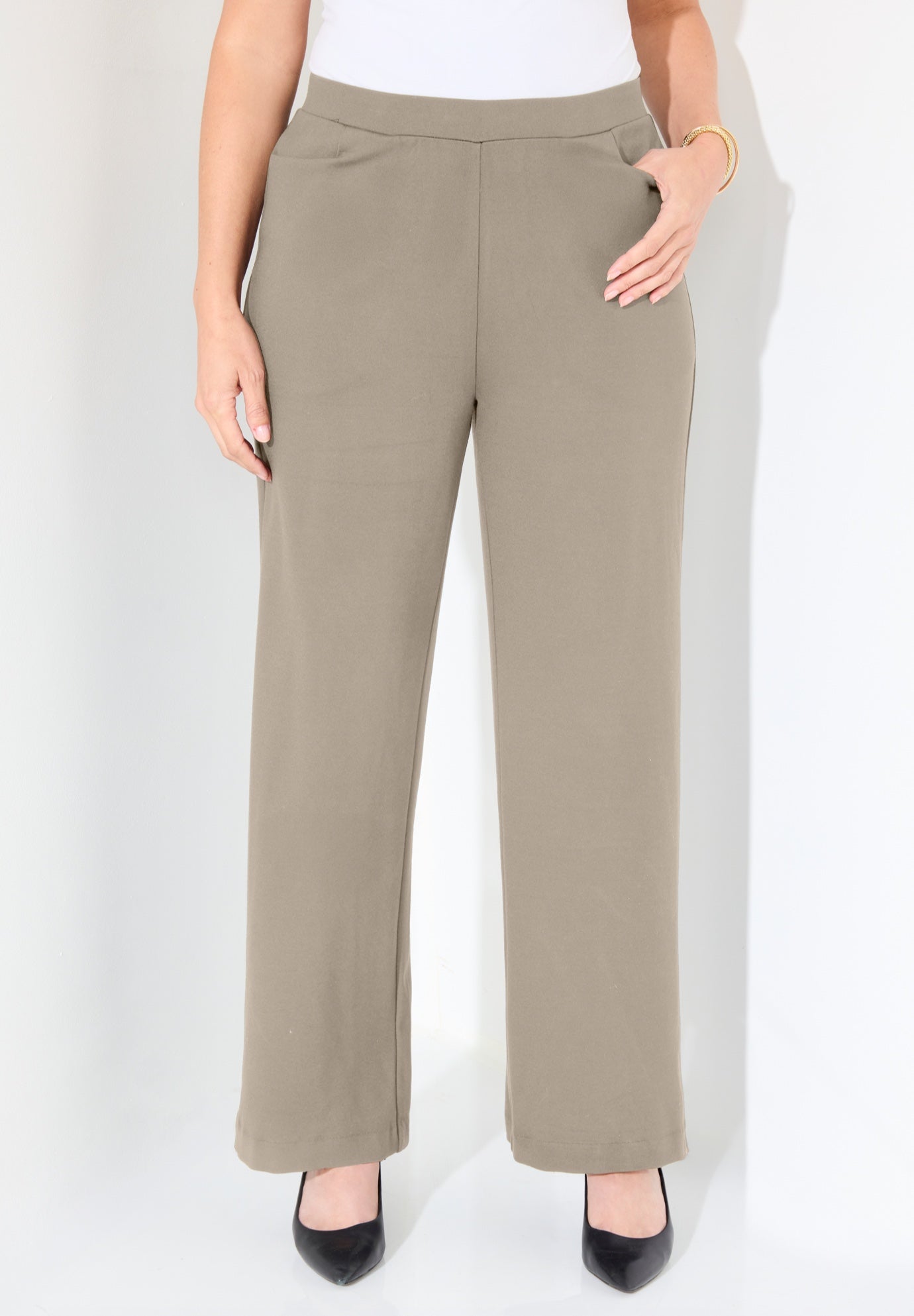 Ponte Wide Leg Pant image number 2