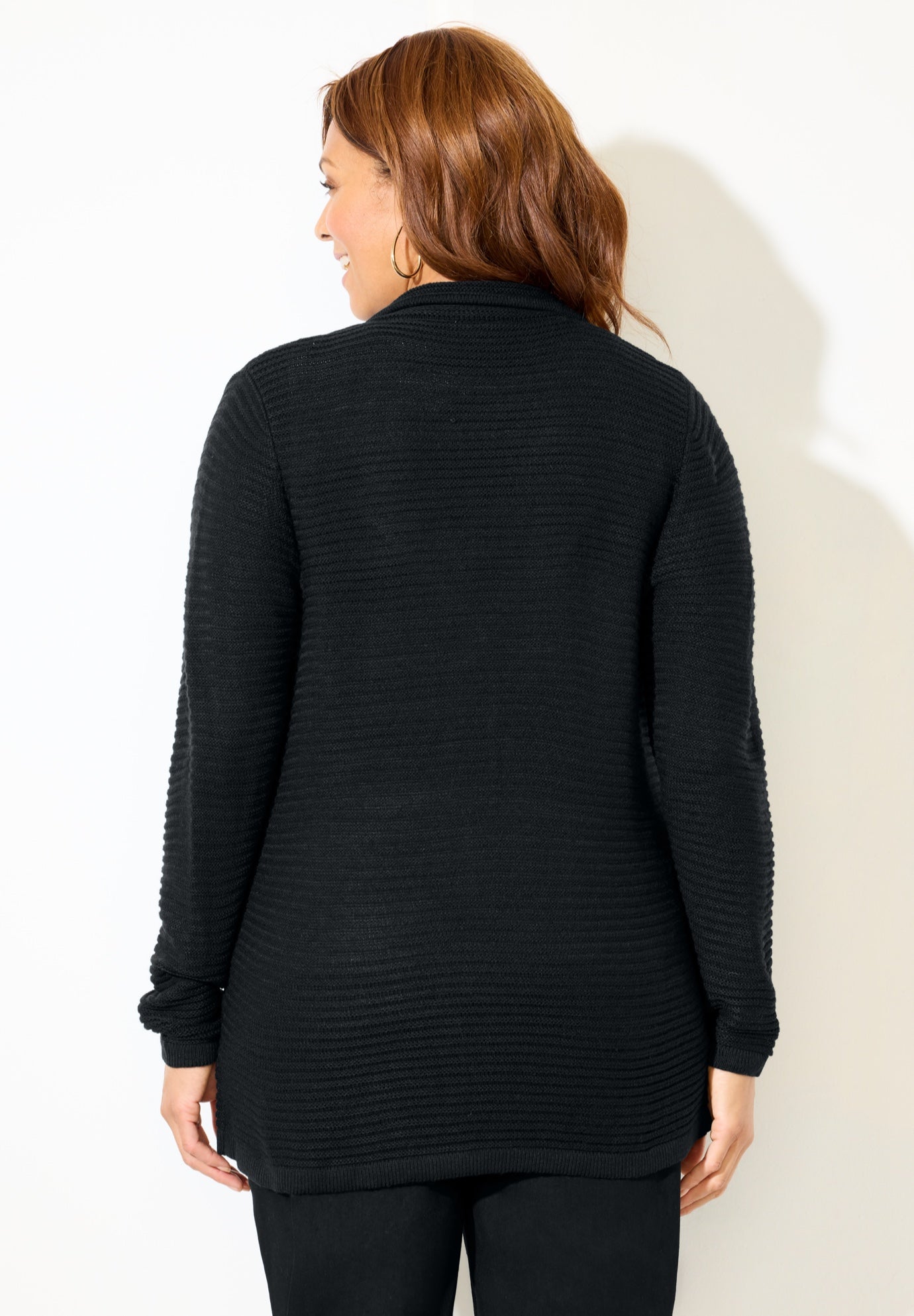 Ottoman Stitch Cardigan Blazer image number 1