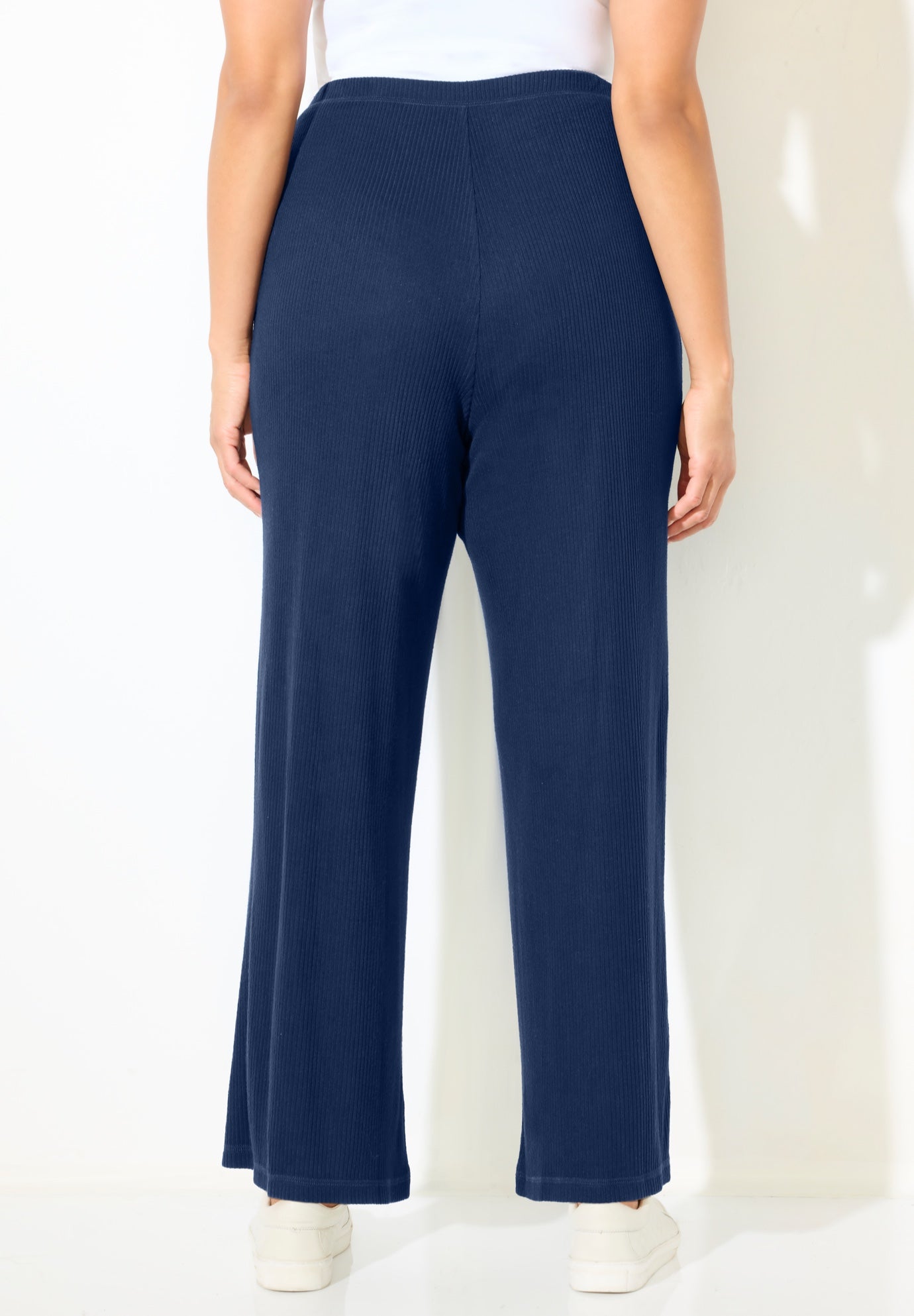 AnyWear Wide Leg Hacci Ribbed Pant image number 1