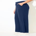 AnyWear Wide Leg Hacci Ribbed Pant image number null