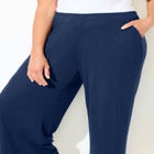 AnyWear Wide Leg Hacci Ribbed Pant image number null