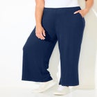AnyWear Wide Leg Hacci Ribbed Pant image number null
