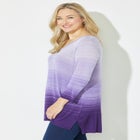 Pointelle Ombre Pullover Sweater image number null