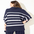 AnyWear Brushed Hacci Ribbed Poncho image number null