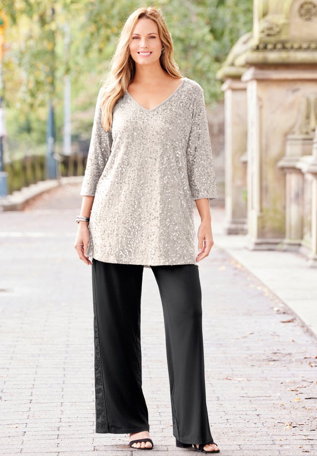 Allover Sequin Tunic image number 4