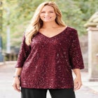 Allover Sequin Tunic image number null