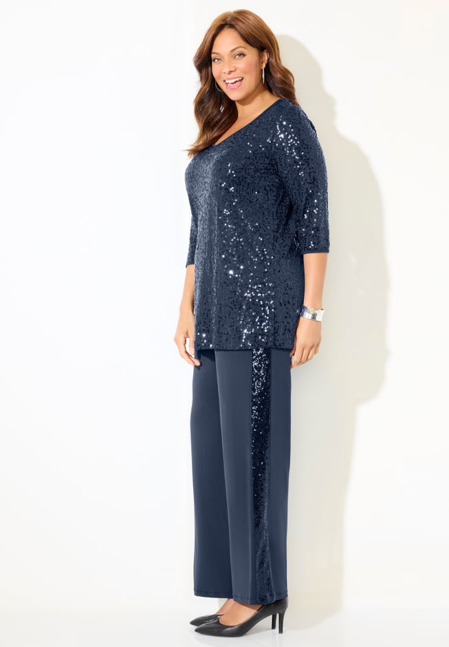 Allover Sequin Tunic image number 3