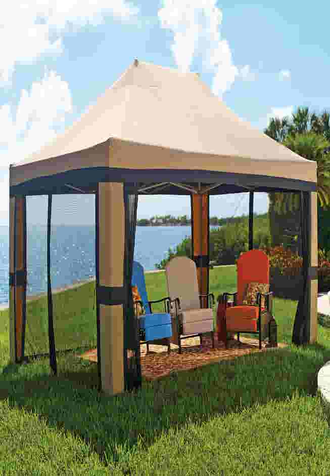 Oversized 10'x20' Instant Pop Up Gazebo with Screen image number 0
