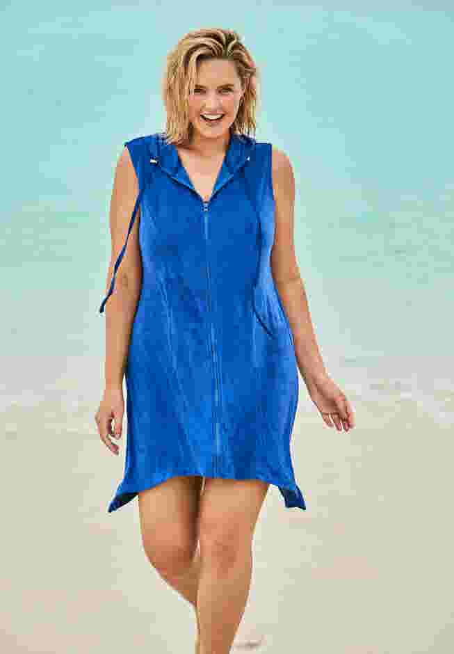 Sleeveless Terry Cover Up  image number 0