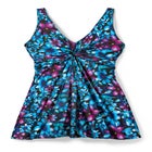 Twist-Front Swim Dress image number null