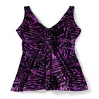 Twist-Front Swim Dress image number null