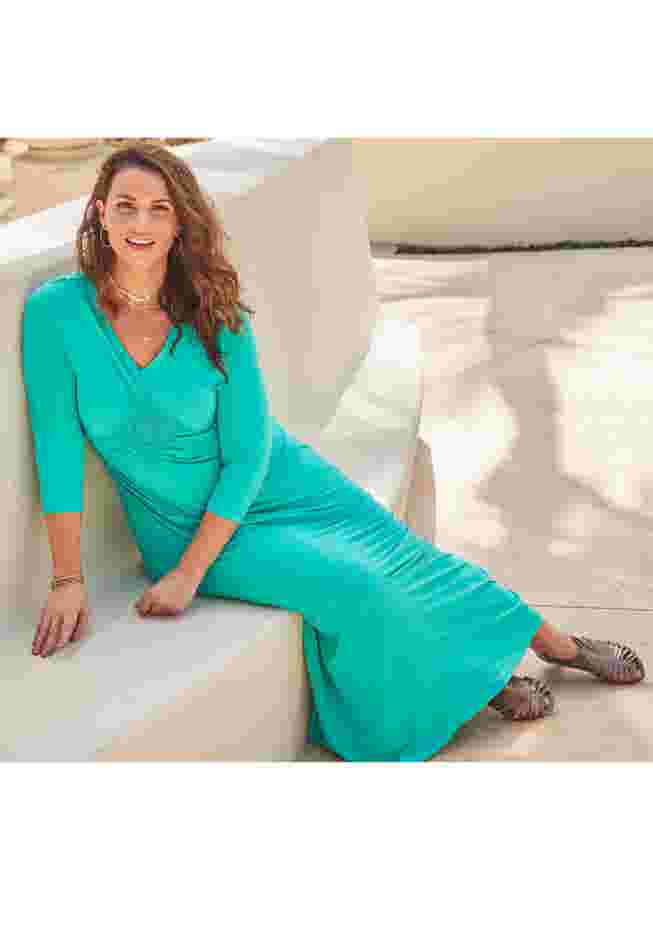 AnyWear Medallion Maxi Dress image number 4