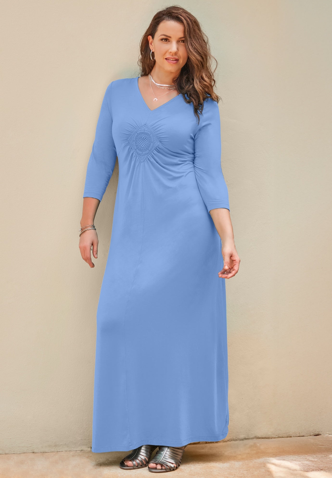 AnyWear Medallion Maxi Dress image number 2