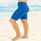 High-Waist Full-Coverage Swim Bike Short image number null