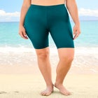 High-Waist Full-Coverage Swim Bike Short image number null