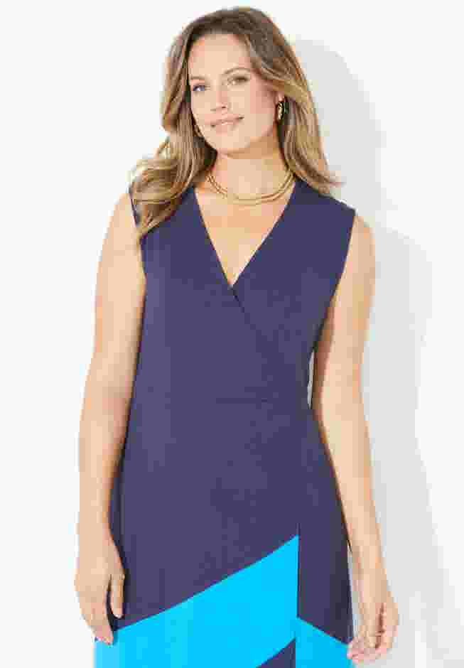 Cascading Stripe Maxi Dress image number 3