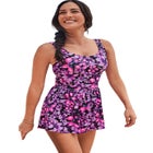 Side-Slit Swim Dress image number null