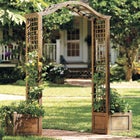Resin Garden Arch Trellis image number null