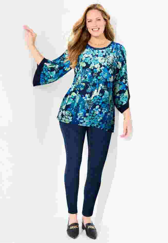Dream Drape Flutter Sleeve Top image number 3