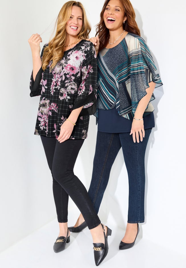 Dream Drape Flutter Sleeve Top image number 3