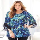 Dream Drape Flutter Sleeve Top image number 0