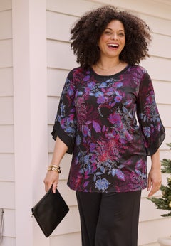 Dream Drape Flutter Sleeve Top